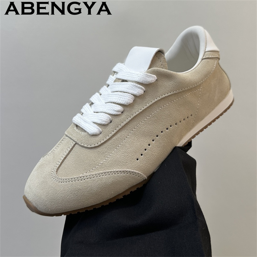 Breathable Mesh Athletic Shoes - Zapatos informales con cordones para Mujer