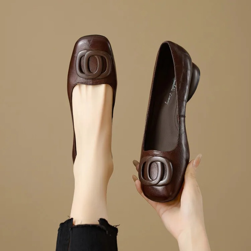 Heels - Zapatos de Mujer Estilo Francés, Zapatos