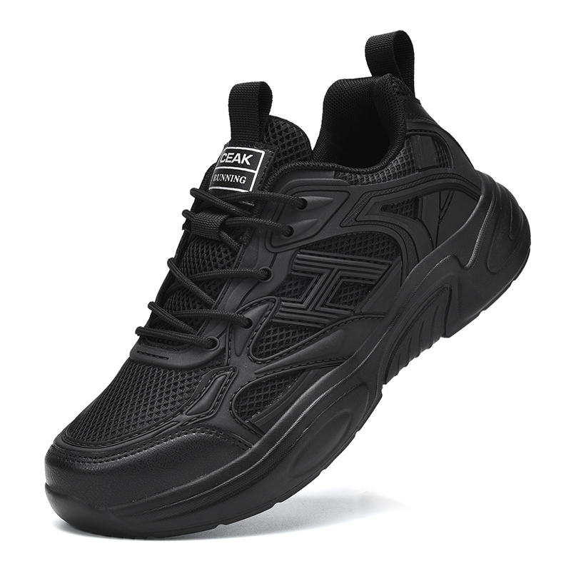 Breathable Mesh Athletic Shoes - Zapatos de Moda para Hombre, Ligeros