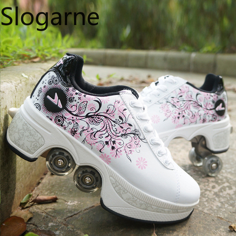 Sneakers - Zapatos de patines de 4 ruedas