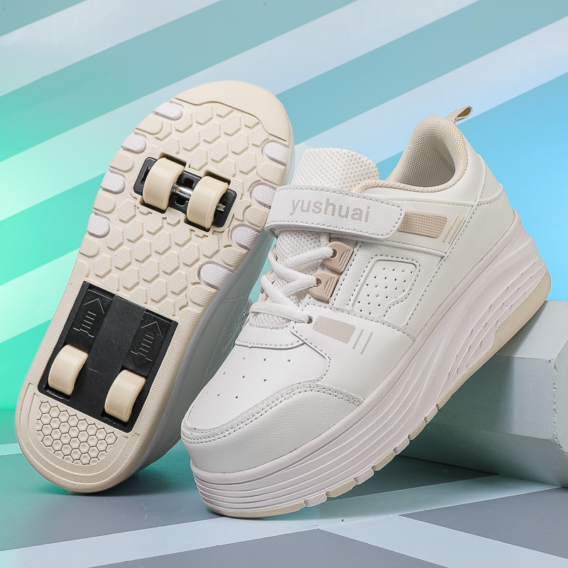 Running Shoes - Patines de cuatro ruedas para niños,