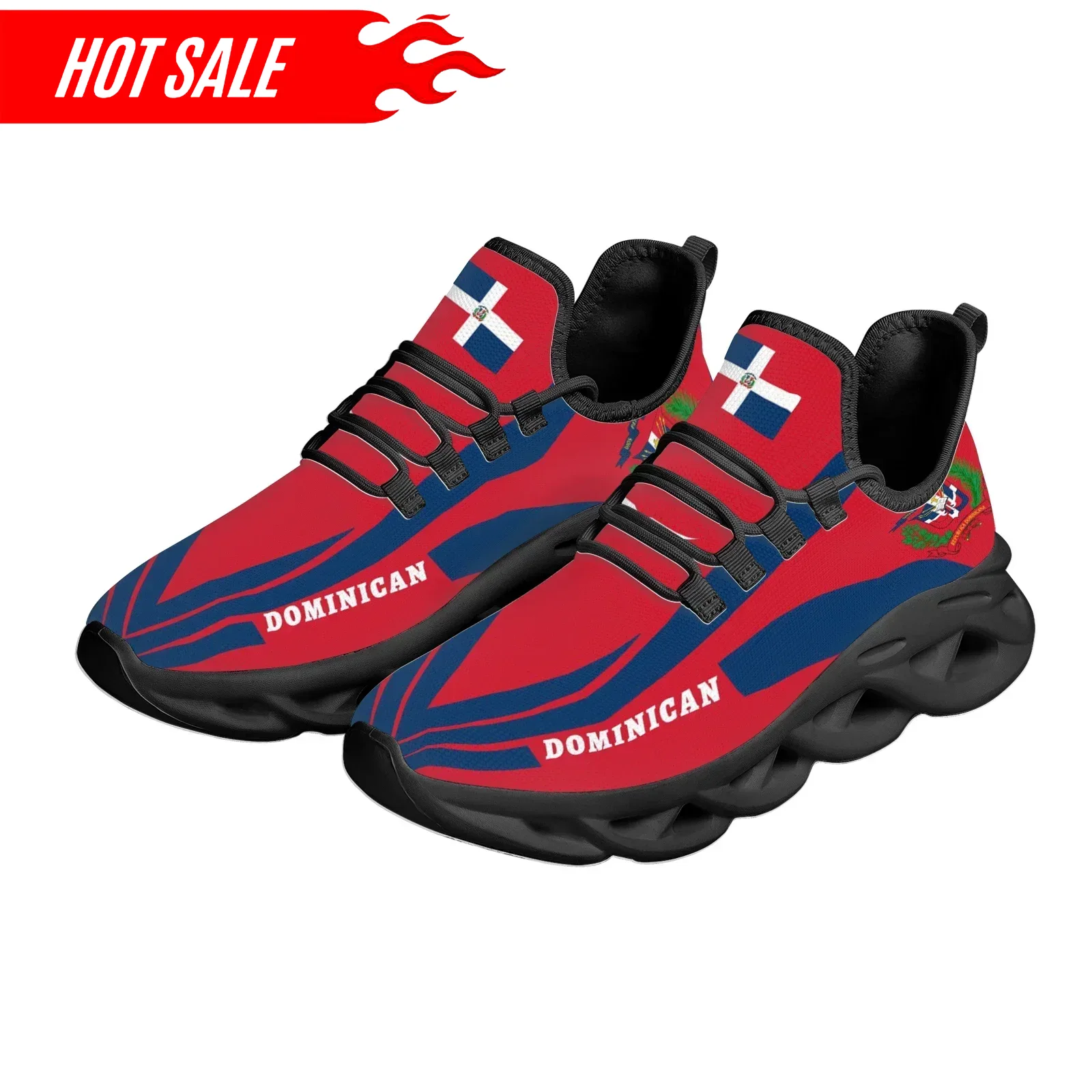 Zapatos de plataforma ligeros  - Knit Fabric Lace Up Sneakers reseña y precio