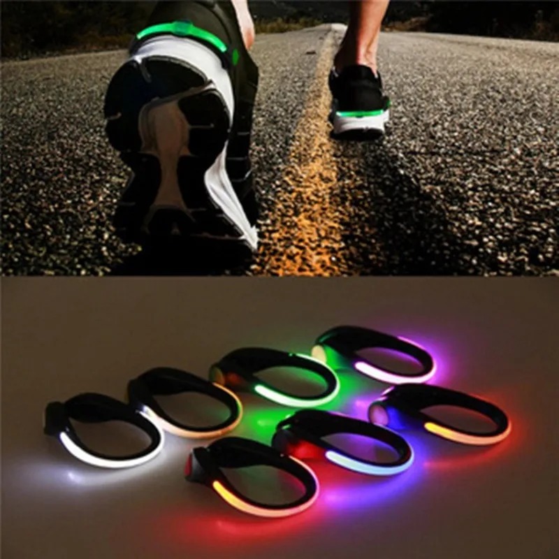 2024 Luz luminosa con clip par - Reflective Night Running Shoes reseña y precio