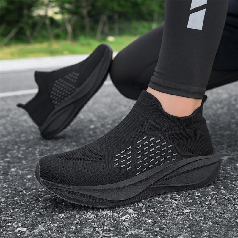 Zapatillas Deportivas Unisex S - Knit Fabric Lace Up Sneakers reseña y precio